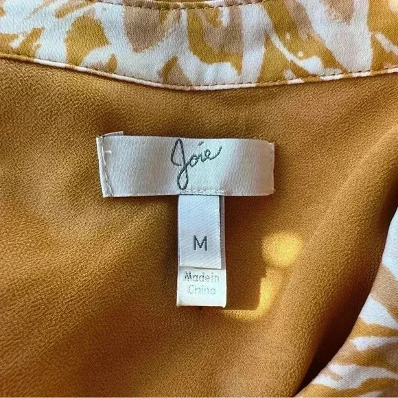 Joie Amaranda Printed Shift Dress 100% silk. Size medium - Picture 5 of 6